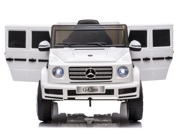 Licencirani auto na akumulator Mercedes G500 - bijeli - Image 6