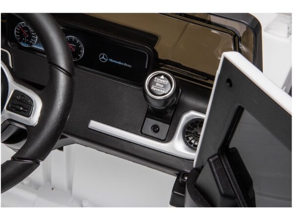 Licencirani auto na akumulator Mercedes G500 - bijeli - Image 12