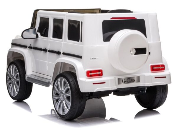 Licencirani auto na akumulator Mercedes G500 - bijeli - Image 3