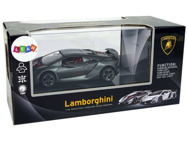 Auto na daljinsko upraljanje 1:24 Lamborghini - sivi - Image 7