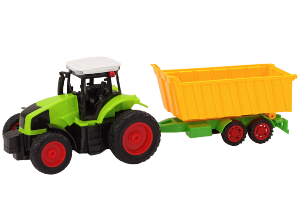 Remote Controlled Tractor With Trailer RC 1:16 Green Remote Control - Image 2