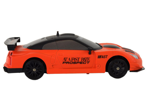 Auto na daljinsko upravljanje R/C 1:24  s izmjenjivim kotačima - narančasti - Image 4