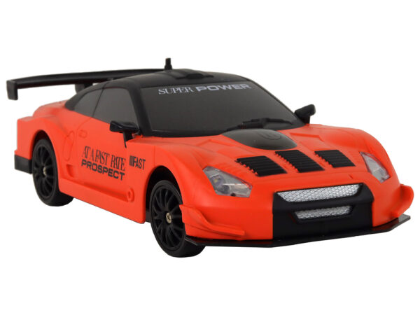 Auto na daljinsko upravljanje R/C 1:24  s izmjenjivim kotačima - narančasti - Image 5