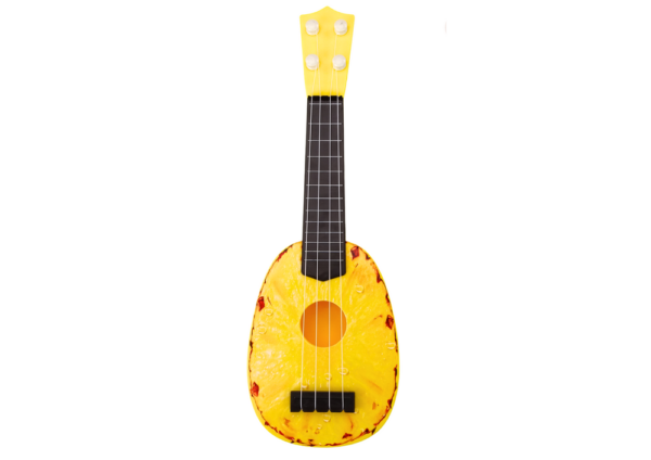 Dječja gitara/ Ukulele sa 4 žice - ananas - Image 2