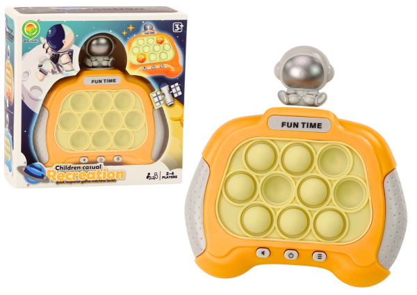 Senzorna Pop-It igra Space sa zvučnim i svjetlosnim efektima - žuta - Slika 2