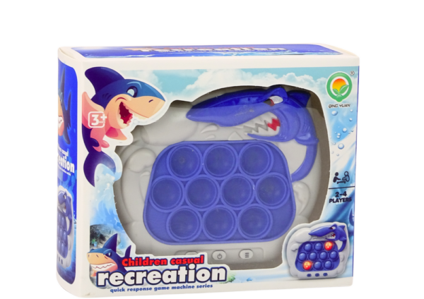 Senzorna Pop-It igra Shark sa zvučnim i svjetlosnim efektima - plava - Image 3