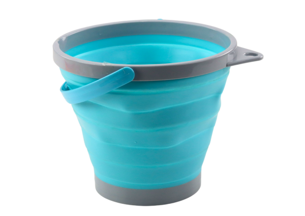 Universal Foldable Silicone Bucket, Orange - Image 4