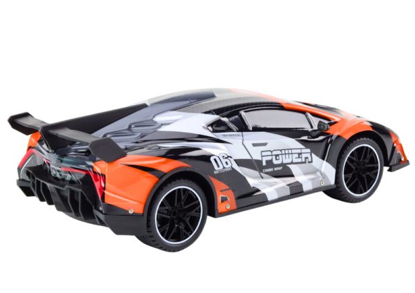 Remote Controlled Sports Car RC 1:10 Orange Speed ​​up to 25 km/h - Image 3