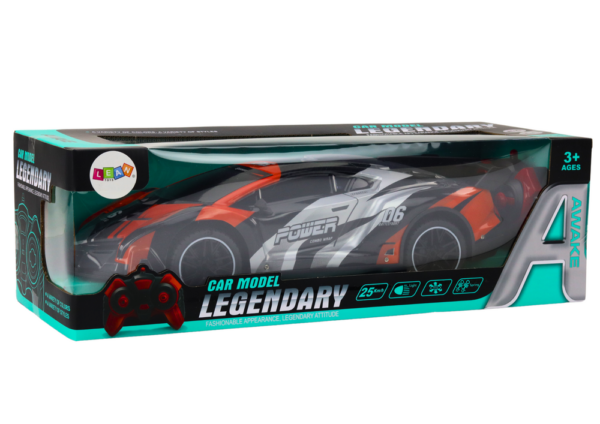 Remote Controlled Sports Car RC 1:10 Orange Speed ​​up to 25 km/h - Image 5