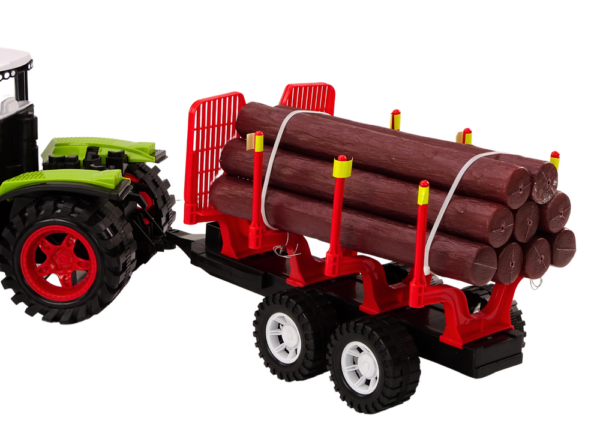 Farm Tractor With Wood Trailer 9 Bali Trees Green Drive - Image 4