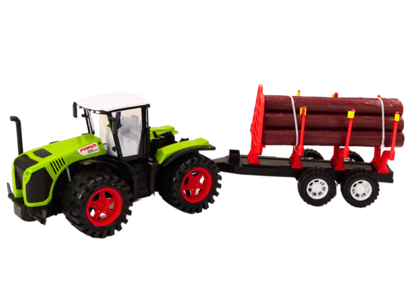 Farm Tractor With Wood Trailer 9 Bali Trees Green Drive - Image 2