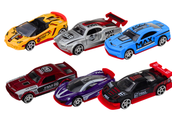 Set metalnih autića 1:64 Sports Cars - 6 komada - Image 2