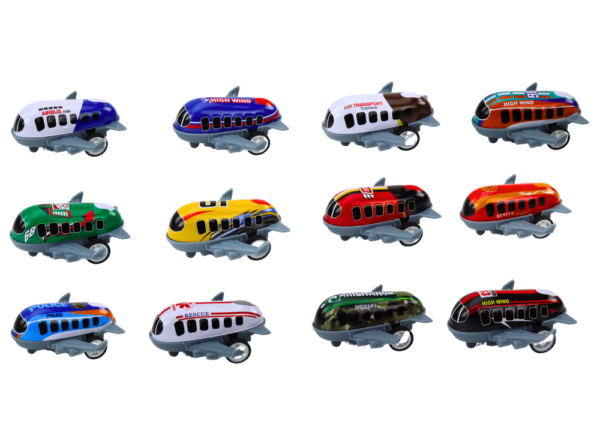 Set of 12 Toy Cars, Powered Planes, 5cm road signs - Image 2