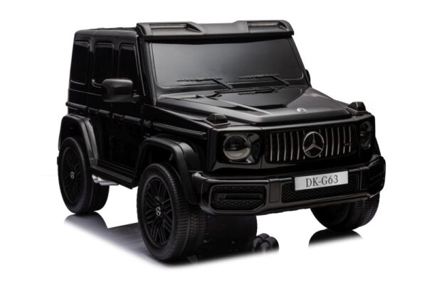 Licencirani auto na akumulator Mercedes G63 XXL 4x4 - dvosjed - crni