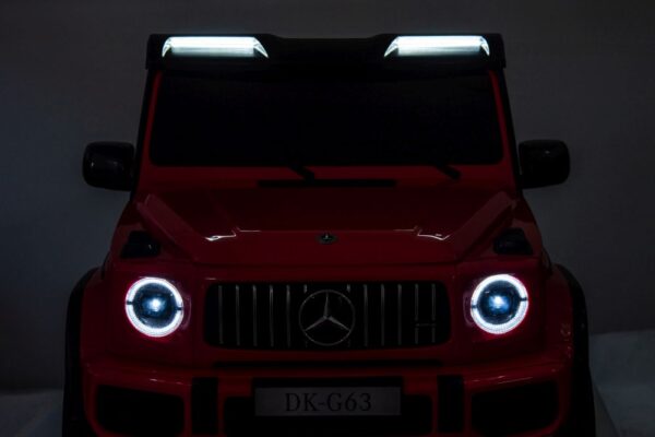 Licencirani auto na akumulator Mercedes G63 XXL 4x4 - dvosjed - crveni - Image 11