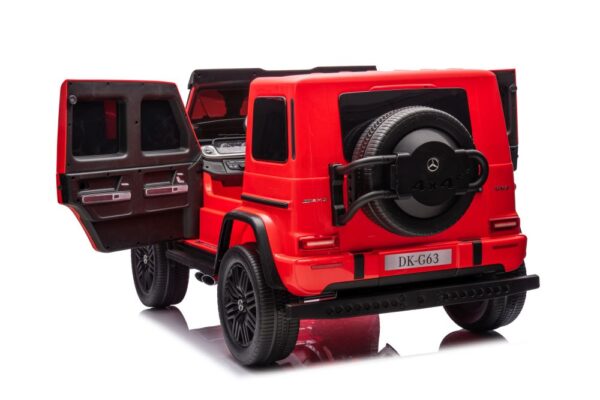 Licencirani auto na akumulator Mercedes G63 XXL 4x4 - dvosjed - crveni - Image 8