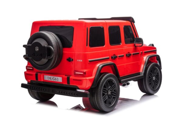 Licencirani auto na akumulator Mercedes G63 XXL 4x4 - dvosjed - crveni - Image 10