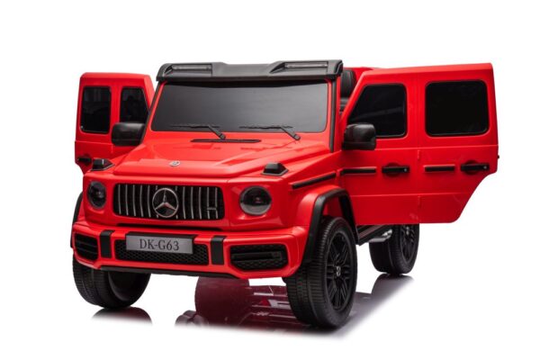 Licencirani auto na akumulator Mercedes G63 XXL 4x4 - dvosjed - crveni - Image 6