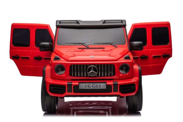 Licencirani auto na akumulator Mercedes G63 XXL 4x4 - dvosjed - crveni - Image 5