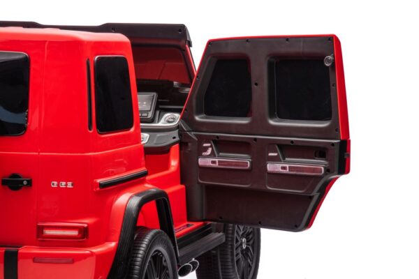 Licencirani auto na akumulator Mercedes G63 XXL 4x4 - dvosjed - crveni - Image 7