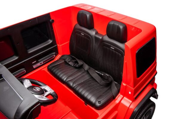 Licencirani auto na akumulator Mercedes G63 XXL 4x4 - dvosjed - crveni - Image 14