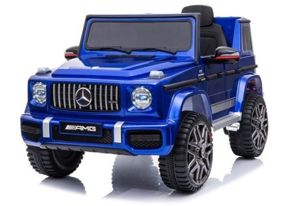 Licencirani auto na akumulator Mercedes G63 - plavi/lakirani - Image 3