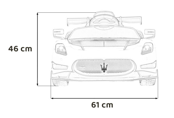 Licencirani auto na akumulator Maserati MC20 GT2 - bijeli - Image 20