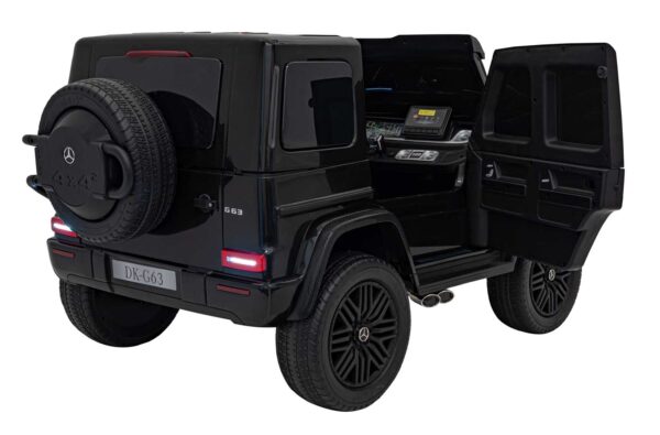 Licencirani auto na akumulator Mercedes Benz G63 AMG XXL 4x4 - dvosjed - crni - Image 5