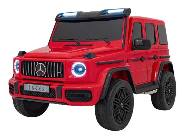 Licencirani auto na akumulator Mercedes Benz G63 AMG XXL 4x4 - dvosjed - crveni - Image 3