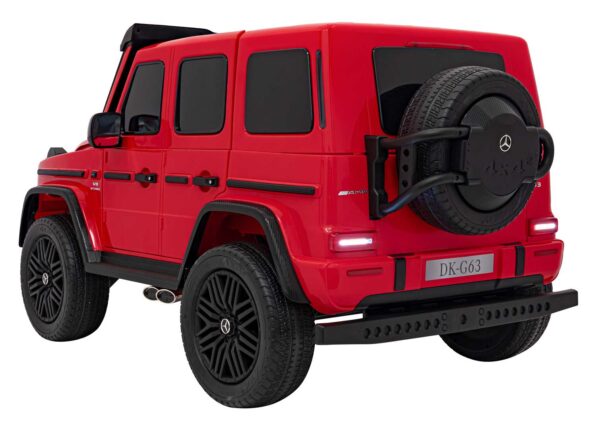 Licencirani auto na akumulator Mercedes Benz G63 AMG XXL 4x4 - dvosjed - crveni - Image 4