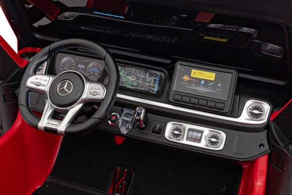 Licencirani auto na akumulator Mercedes Benz G63 AMG XXL 4x4 - dvosjed - crveni - Image 7