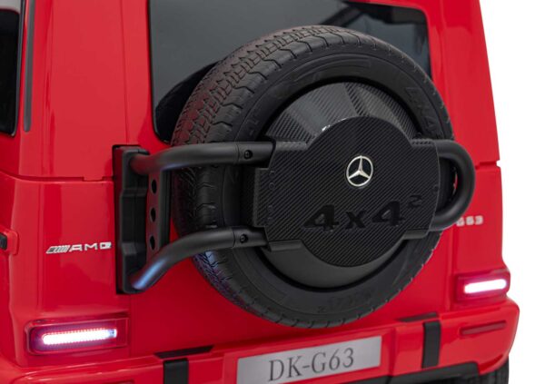 Licencirani auto na akumulator Mercedes Benz G63 AMG XXL 4x4 - dvosjed - crveni - Image 23