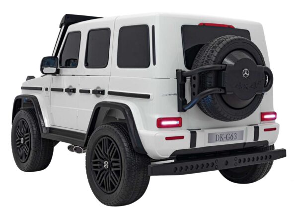 Licencirani auto na akumulator Mercedes Benz G63 AMG XXL 4x4 - dvosjed - bijeli - Image 5