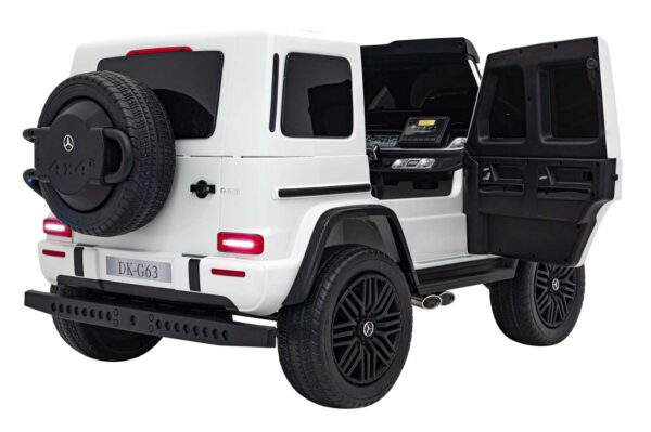 Licencirani auto na akumulator Mercedes Benz G63 AMG XXL 4x4 - dvosjed - bijeli - Image 7