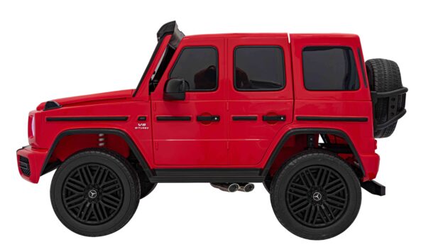 Licencirani auto na akumulator Mercedes Benz G63 AMG XXL 4x4 - dvosjed - crveni - Image 26