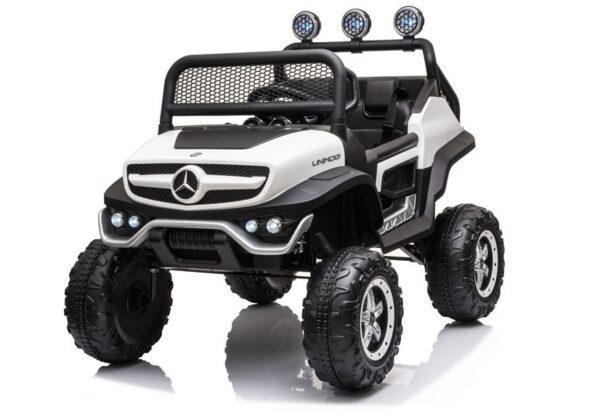 Licencirani auto na akumultor Mercedes Unimog S - bijeli - Image 3