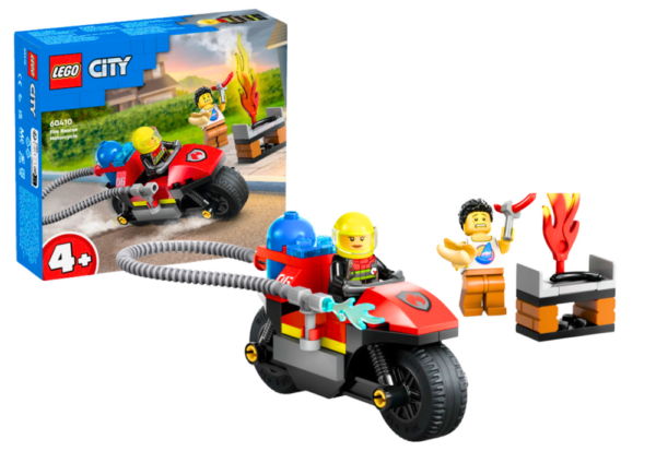 LEGO CITY Firefighter Rescue Motorcycle 57 Pieces 60410