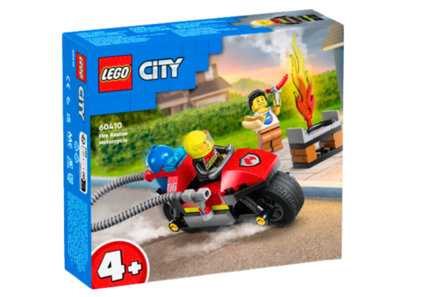 LEGO CITY Firefighter Rescue Motorcycle 57 Pieces 60410 - Image 3