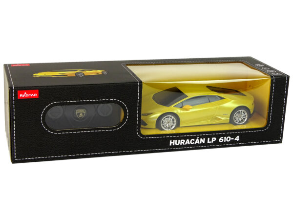 Licencirani auto na daljinsko upravljanje Lamborghini Huracan 1:24 Rastar - žuti - Image 7