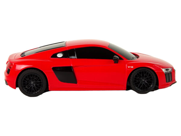 Licencirani auto na daljinsko upravljanje Audi R8 1:24 Rastar - crveni - Image 4