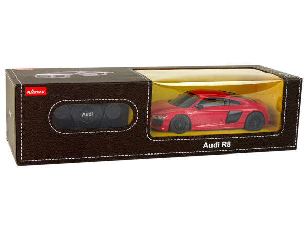 Licencirani auto na daljinsko upravljanje Audi R8 1:24 Rastar - crveni - Image 6