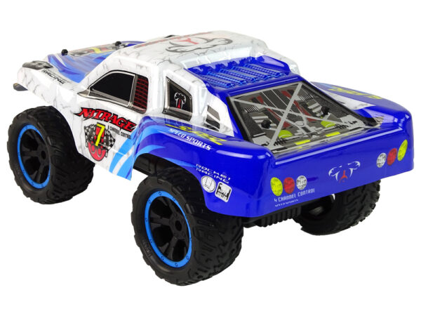 Remote Control Car RC Truck Monster 1:12 White - Image 3