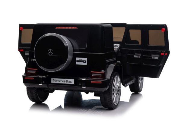 Licencirani auto na akumulator Mercedes G500 Black 4x4 - crni - Image 3