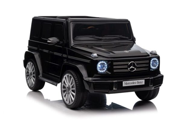 Licencirani auto na akumulator Mercedes G500 Black 4x4 - crni