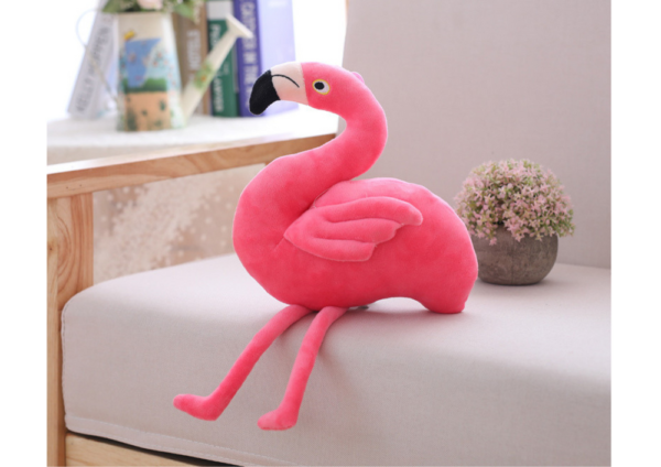 Plišana igračka Flamingo 15 cm - rozi