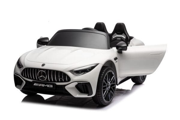 Licencirani auto na akumulator Mercedes AMG SL63  - bijeli - Image 3