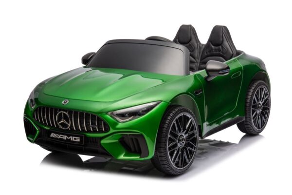 Licencirani auto na akumulator Mercedes AMG SL63  - zeleni/lakirani - Image 14