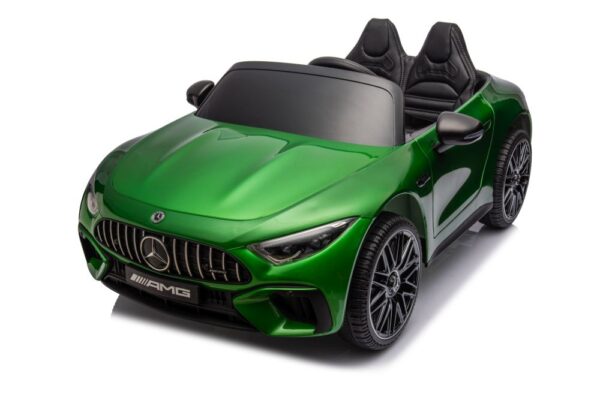 Licencirani auto na akumulator Mercedes AMG SL63  - zeleni/lakirani - Image 6