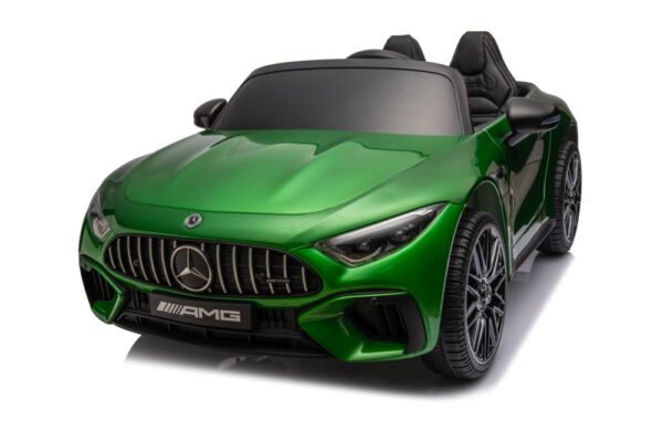 Licencirani auto na akumulator Mercedes AMG SL63  - zeleni/lakirani - Image 7