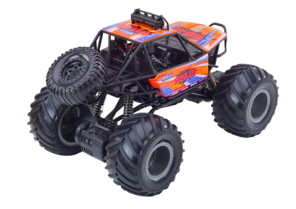 Off-road Remote Controlled RC Car 1:8 Shock Absorbers Orange - Image 3